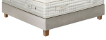 Tréca Paris Les Airelles mattress, handcrafted luxury mattress combining support and softness
