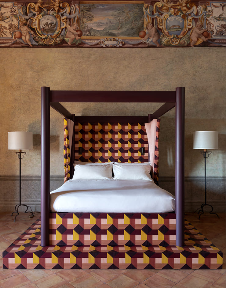 treca-in-villa-medici-Sleeping systems