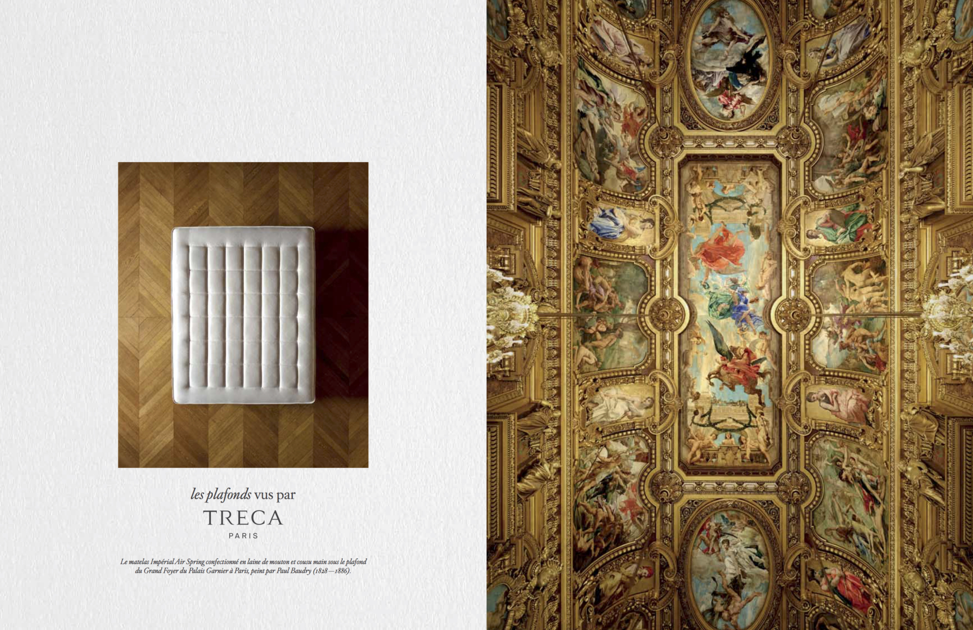 Ceilings seen by Tréca Paris» Campaign at the Grand Palais.